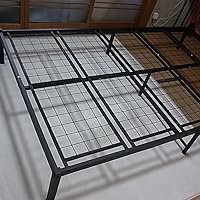 Amazon｜VERFARM メタル ベッドフレーム セミダブル 頑丈な金属製