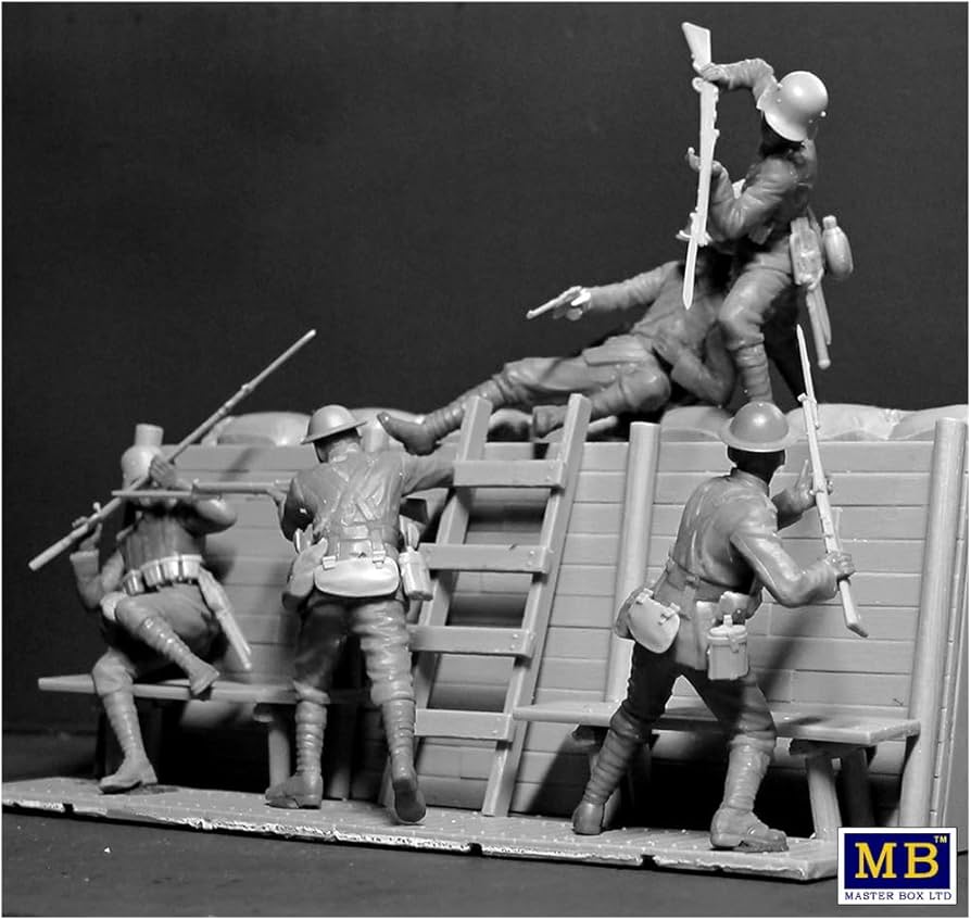 Amazon | マスターボックス 1/35 イギリス・ドイツ 白兵戦第一次