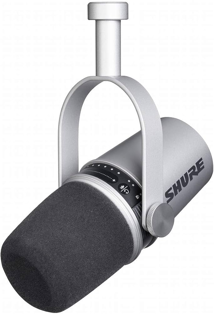 Amazon | SHURE シュア MV7 ポッドキャストマイクロホン MV7-S-J