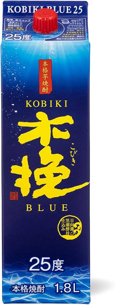 Amazon.co.jp: 雲海酒造 木挽BLUE 芋焼酎 パック [ 焼酎 25度 宮崎県