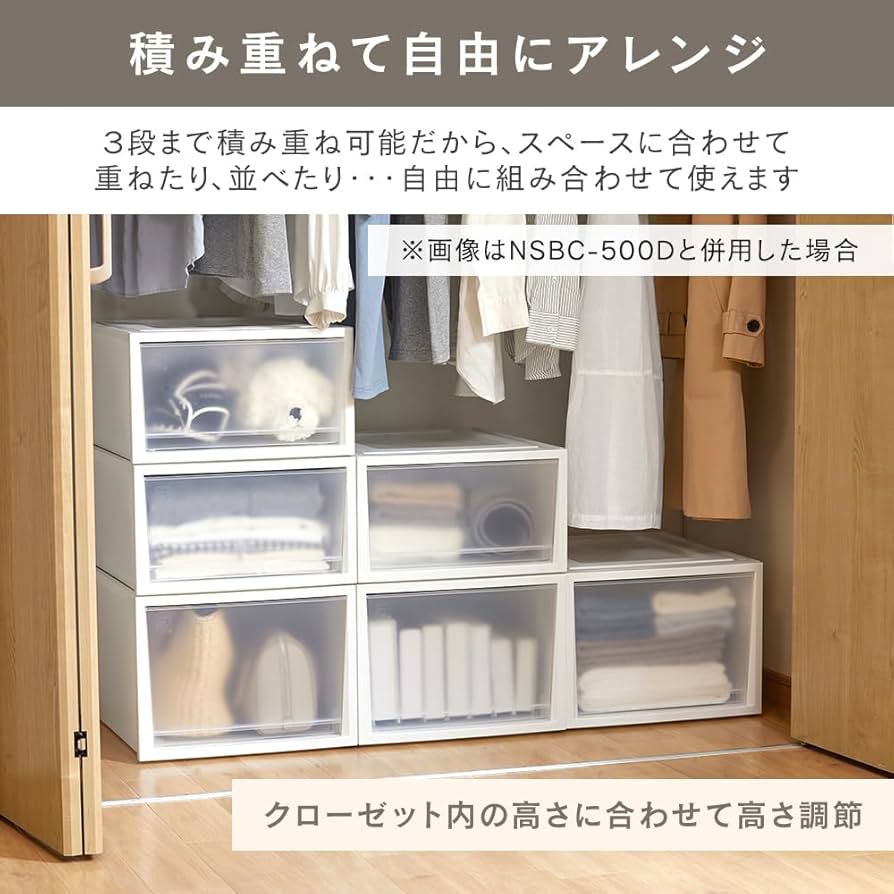 Amazon｜アイリスオーヤマ ネスティングボックスチェスト 3個セット