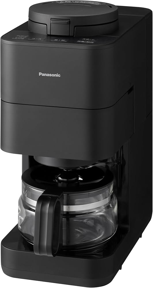 Amazon | パナソニック コーヒーメーカー 全自動 ミル付き 沸騰浄水