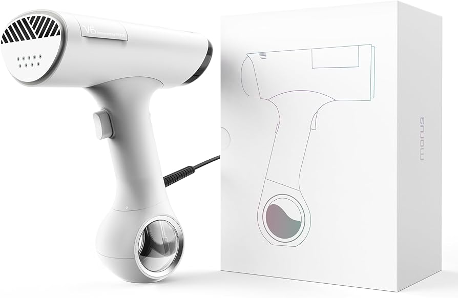 Amazon | Morus V6 衣類スチーマー スチームアイロン 吸着式