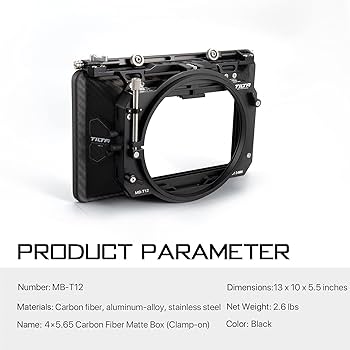Amazon.com : Tilta Matte Box for Studio Cinema Cameras, 3 Pcs 4x5