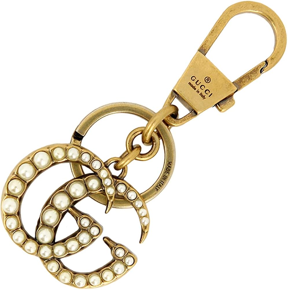 Amazon.co.jp: [グッチ] ダブルG キーリング キーホルダー フェイク