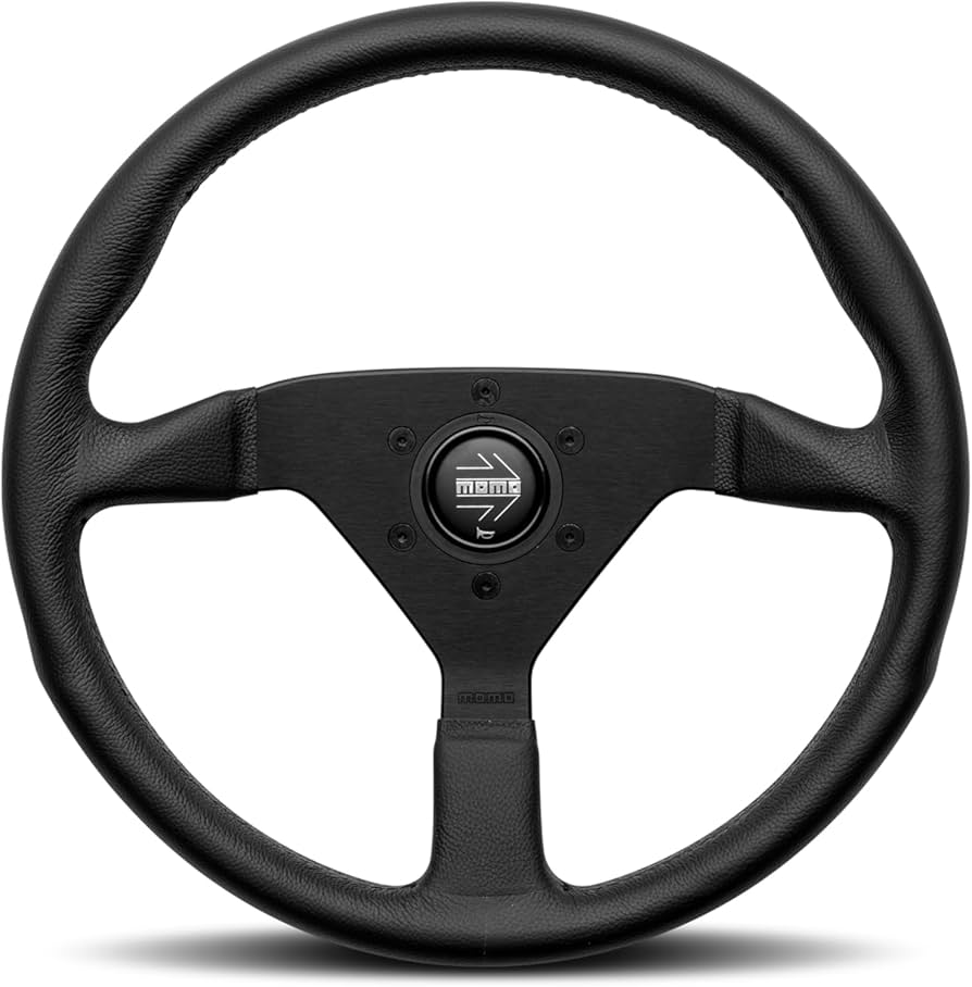 Amazon | MOMO Motorsport Montecarlo ブラックステッチ レザー