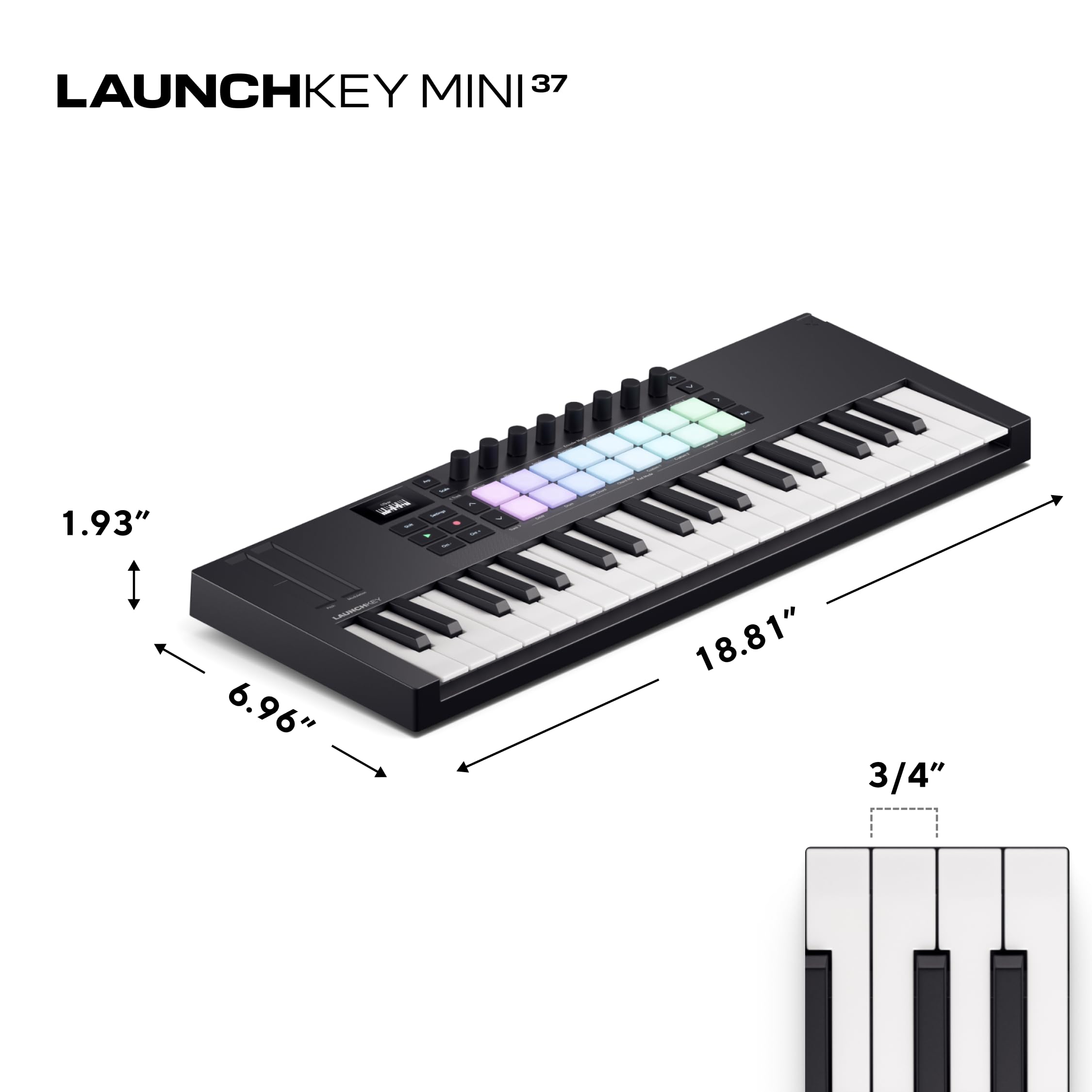 Amazon | Novation/Launchkey Mini 37 Mk4 | MIDIキーボード | MIDI