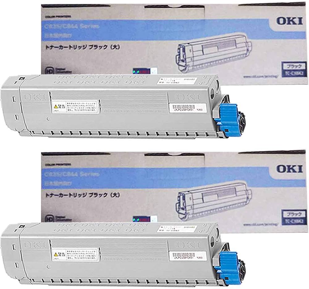 Amazon | OKI TC-C3BK2 トナーカートリッジ 純正 ブラック (大) 2本