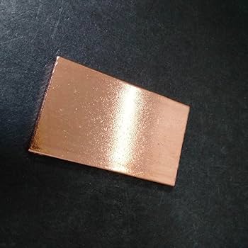 Amazon.co.jp: 純銅インゴット（純度99.9%） 1オンス 銅バー 銅