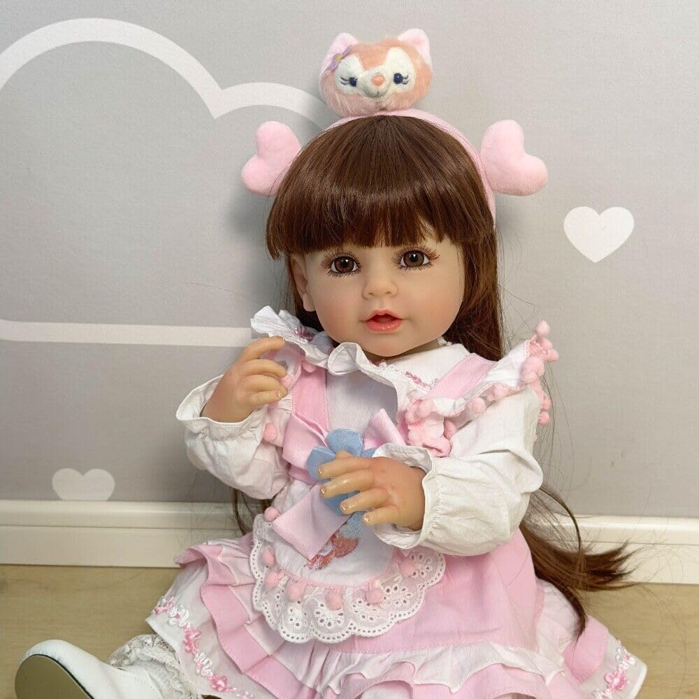Amazon | Meeler 新生児人形 リボーンドール 女の子 55cmリアルな 笑顔