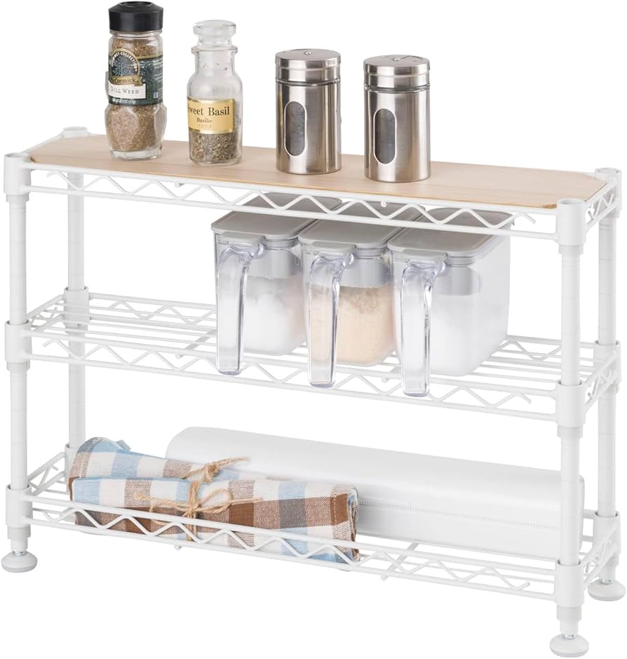 Amazon｜ドウシシャ 3段 調味料ラック スパイスラック 卓上ミニラック