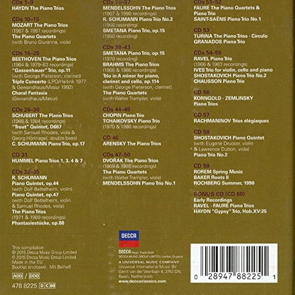 Amazon.com: Beaux Arts Trio: The Complete Recordings: CDs y Vinilo