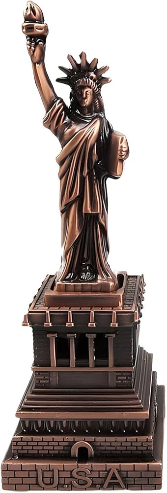 Amazon.co.jp: ブロンズニューヨーク自由の女神像モデル金属彫刻有名な
