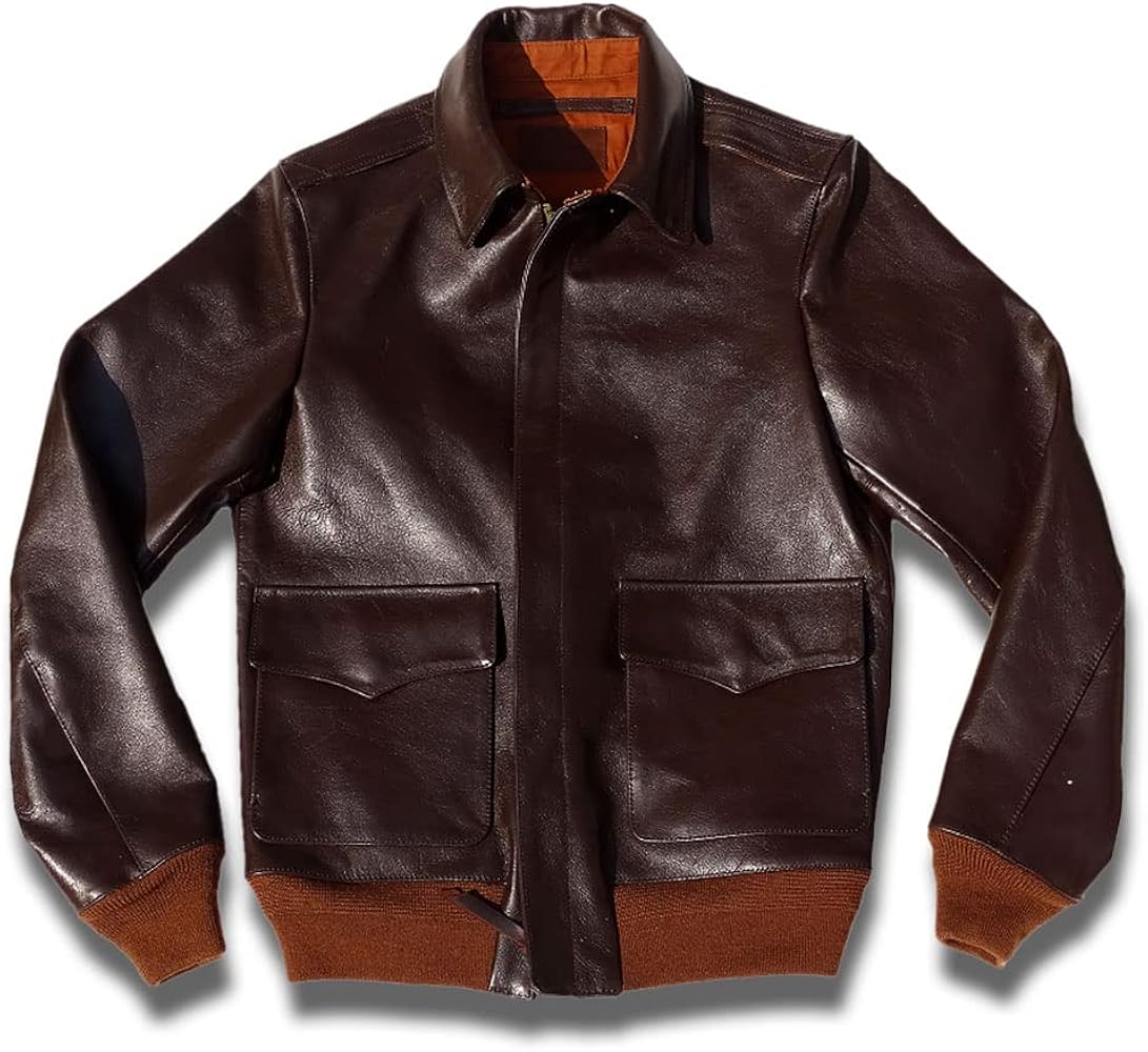 Amazon | [N++A] 本革 メンズ イタリアンカウハイド 復刻30's USAF