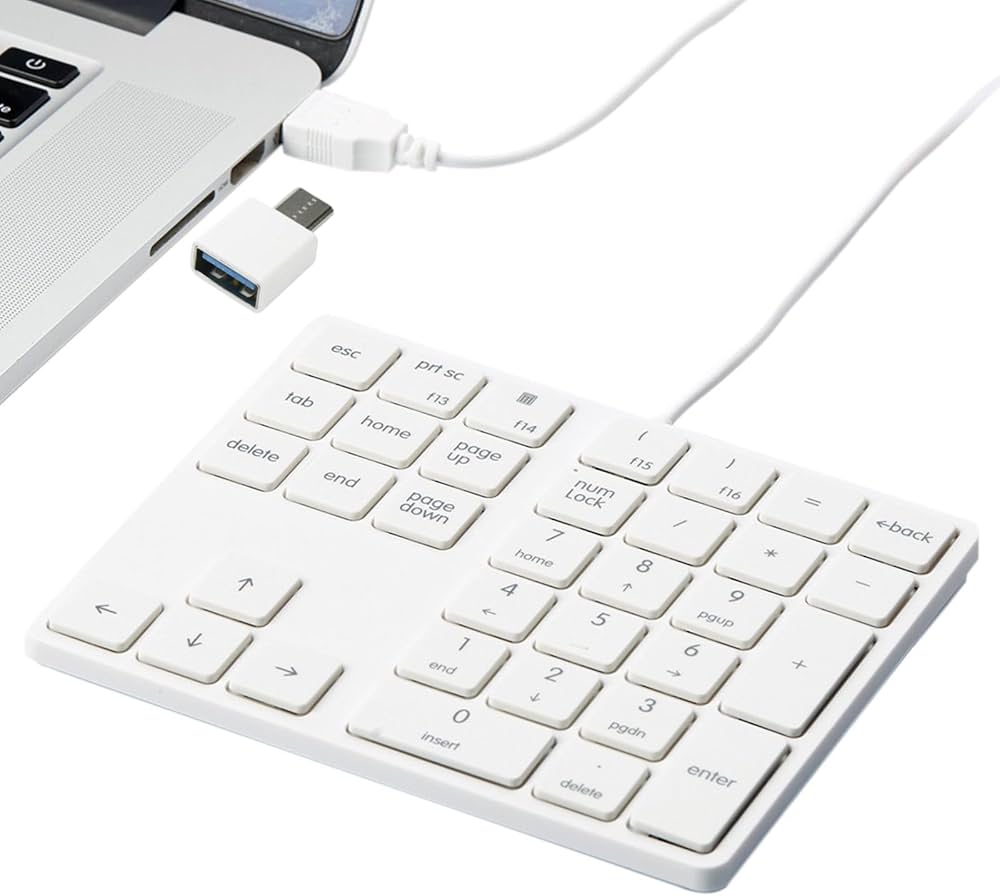 Amazon | Levieny [有線/USB Type-C両対応] 薄型 34キー テン