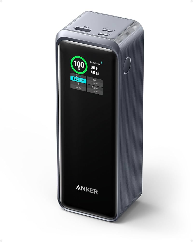 Amazon.com: Anker Prime Power Bank, 27,650mAh 3-Port 250W Portable