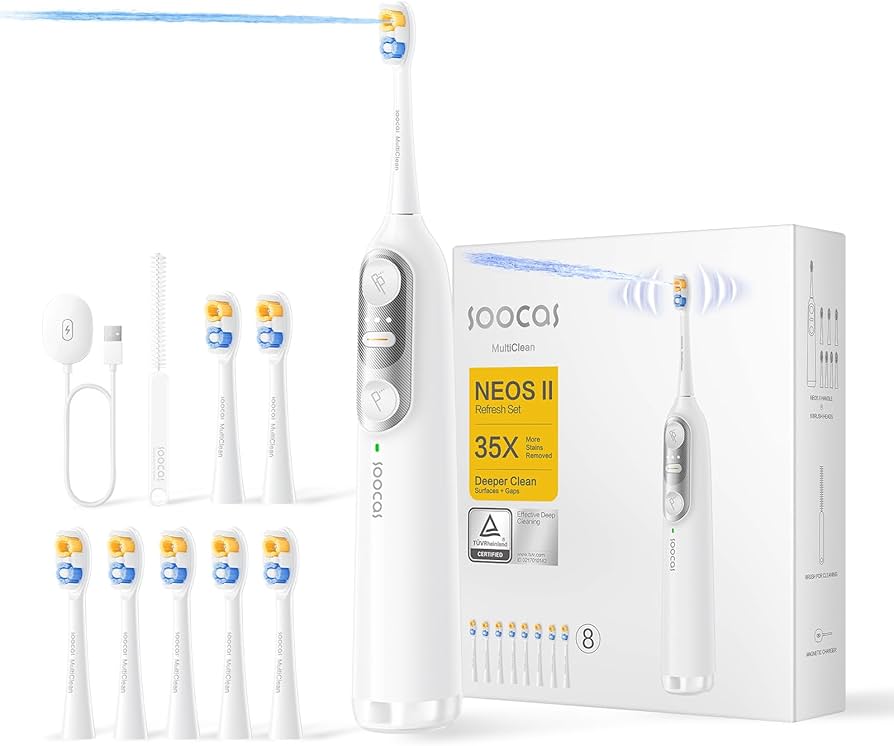 Amazon.co.jp: Soocas NEOS II リフレッシュセット - 電動歯ブラシ