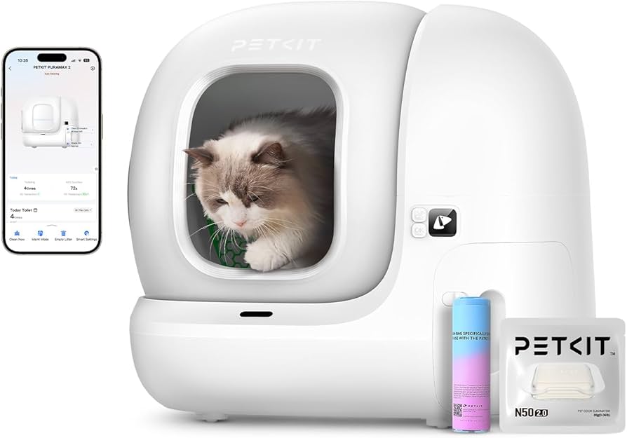 Amazon | PETKIT 猫 トイレ 自動トイレ オシッコが漏れない