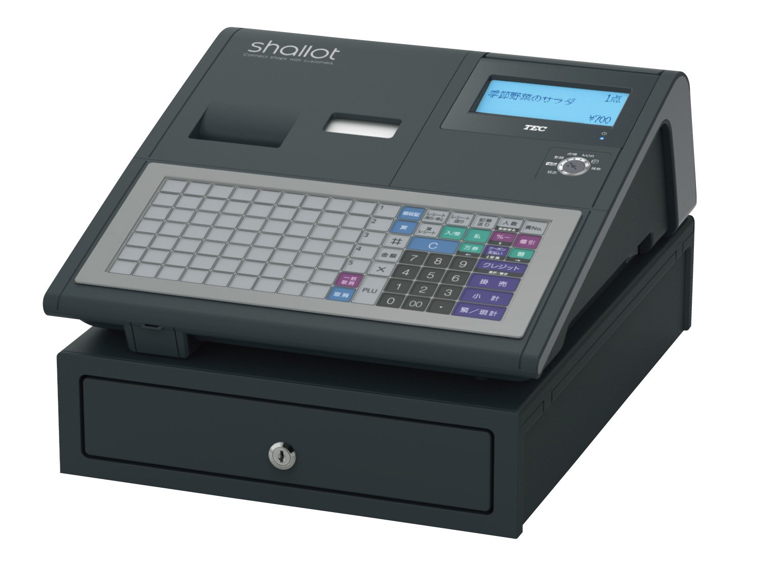 Amazon | 東芝テック 電子レジスター 10部門 FS-700-B-R 黒