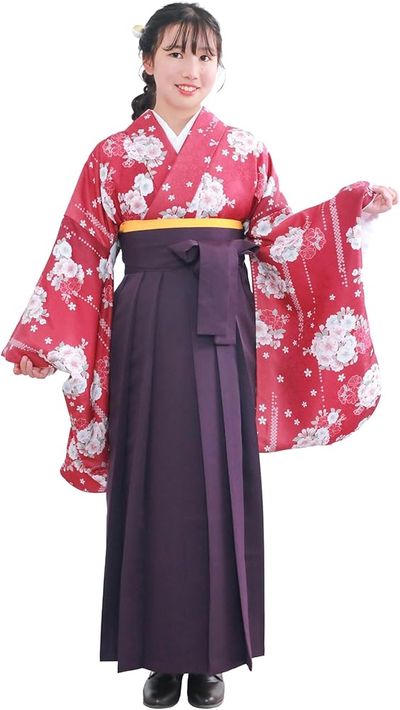 Amazon | [KYOETSU] [キョウエツ] 袴 セット 華やか E 卒業式 小学生