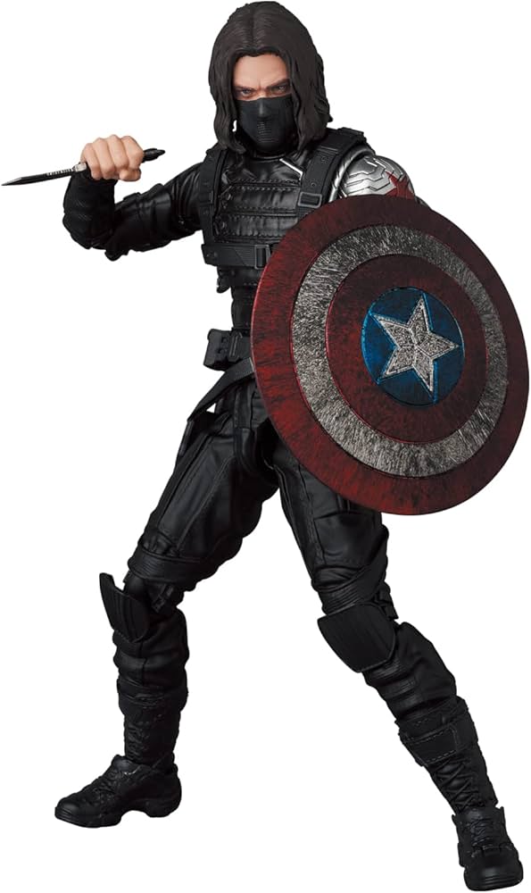 Amazon.co.jp: MAFEX マフェックス No.203 キャプテン アメリカ WINTER