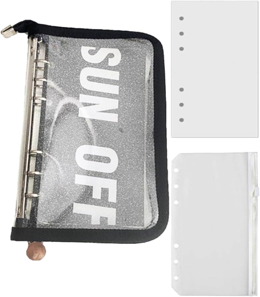 Amazon.co.jp: SAKIRABITO システム手帳 ミニ6穴 B6 バインダー