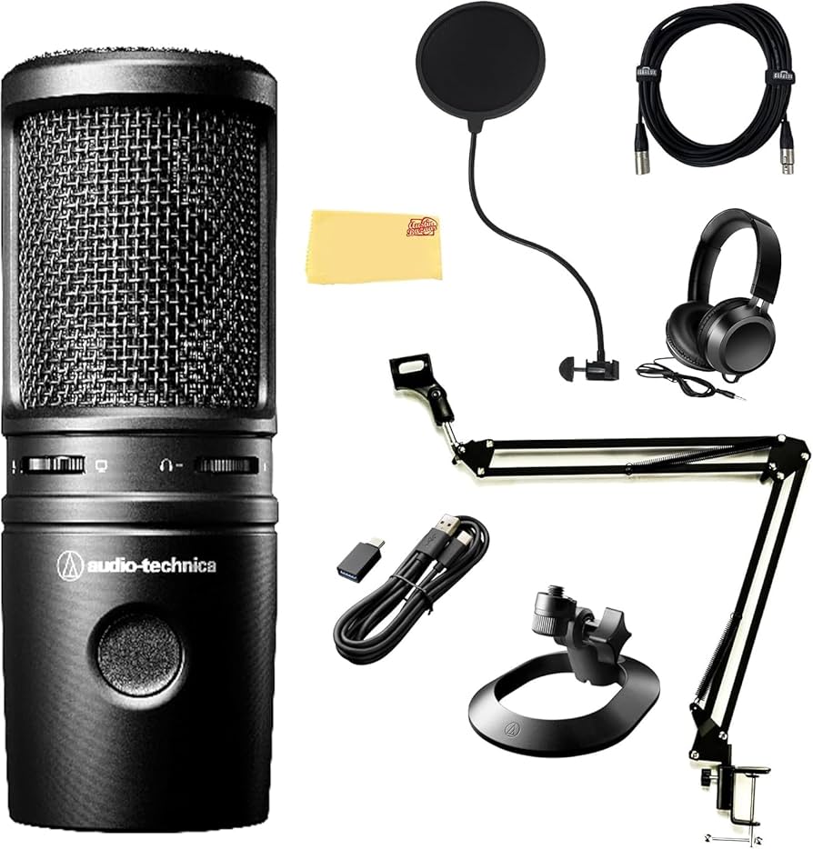 Amazon.com: Audio-Technica AT2020USB-X Cardioid Condenser USB