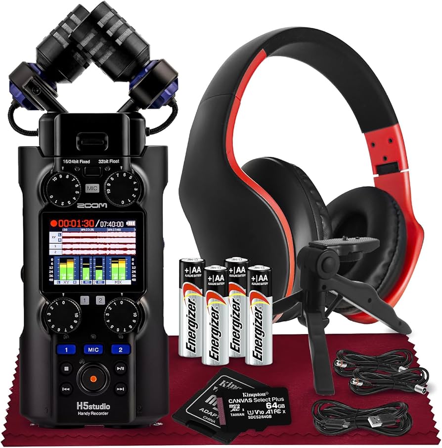 Amazon.com: Zoom H5Studio Handy Recorder, 32-Bit Float Audio