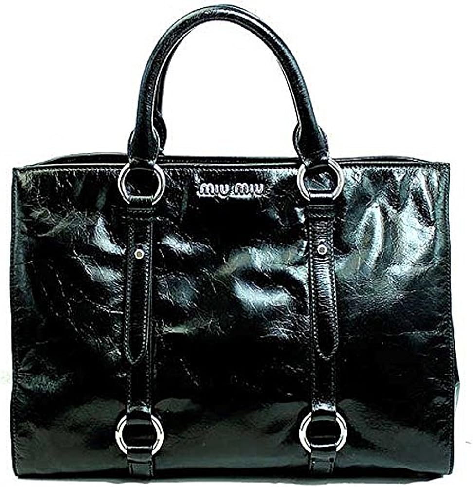 Amazon | (ミュウミュウ)MIUMIU バッグ レザー トートバッグ
