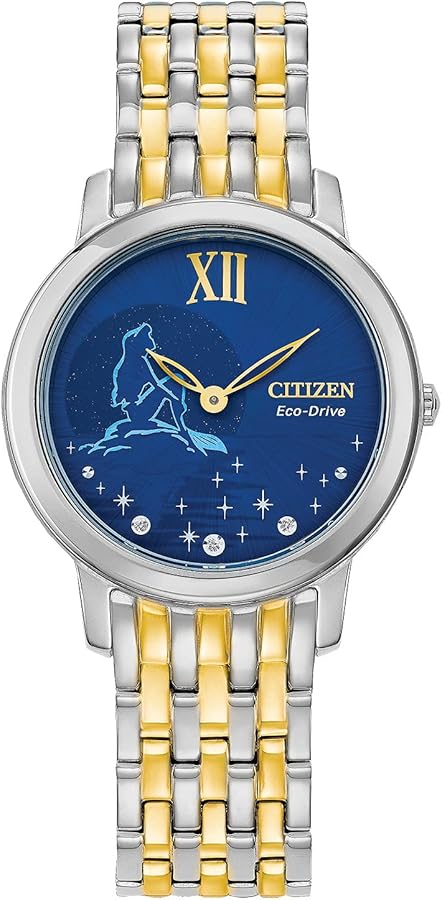 Amazon.com: Citizen Eco-Drive Ladies' Disney Princess Ariel Sea