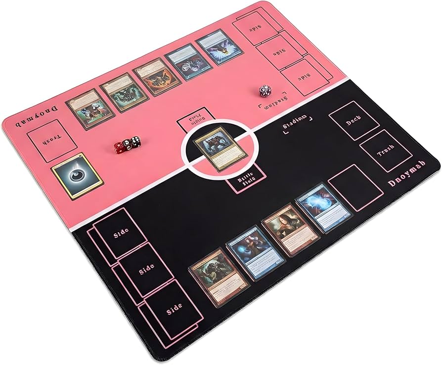 Amazon | Dnoymab フルサイズ プレイマット 60×60cm 全面縫製 ラバー