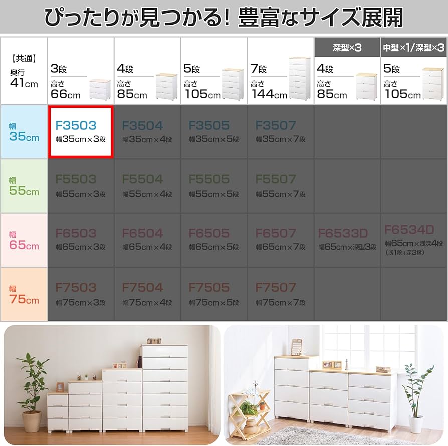 Amazon｜天馬(Tenma) 使いやすさを追求したチェスト サイズ
