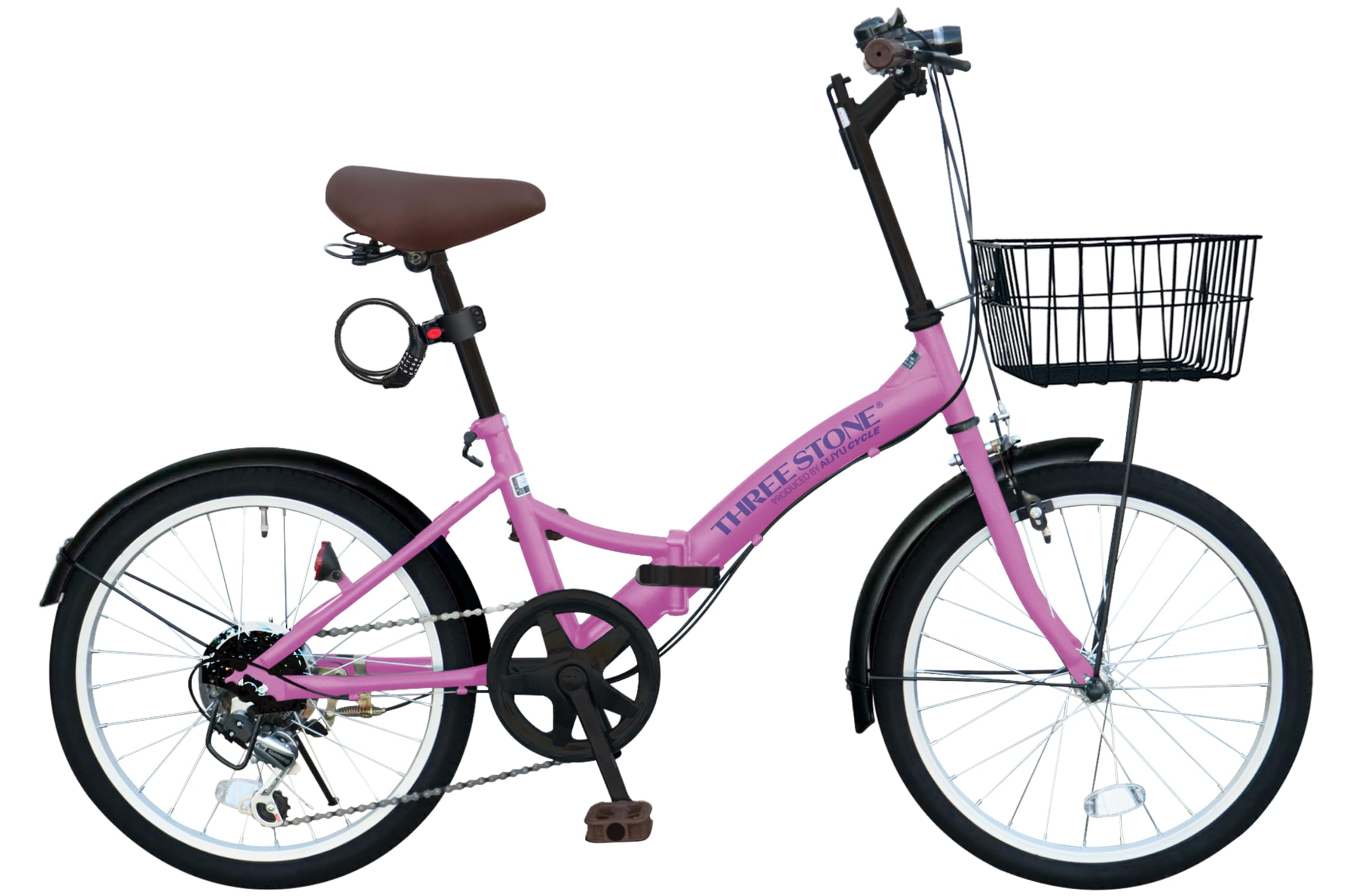 Amazon | THREE STONE 折りたたみ自転車 自転車 20インチ P-008 シマノ