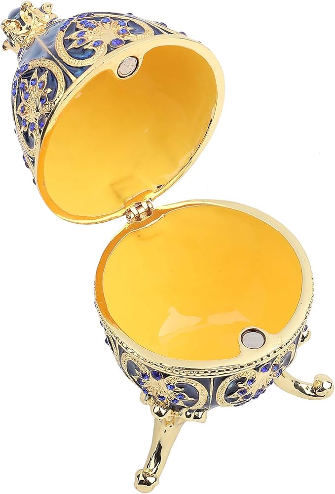 Amazon｜卵の形たまご ジュエリーボックス イースター エッグ 宝石箱