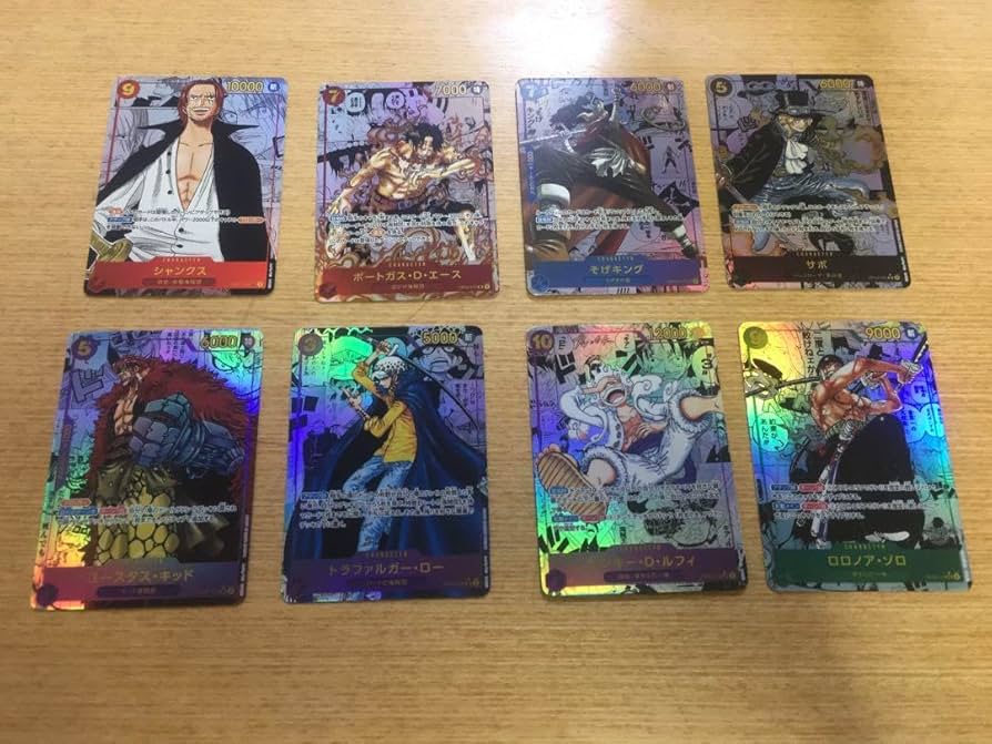 Amazon.co.jp: コミパラ 8枚セット ワンピースカード 盗難防止用