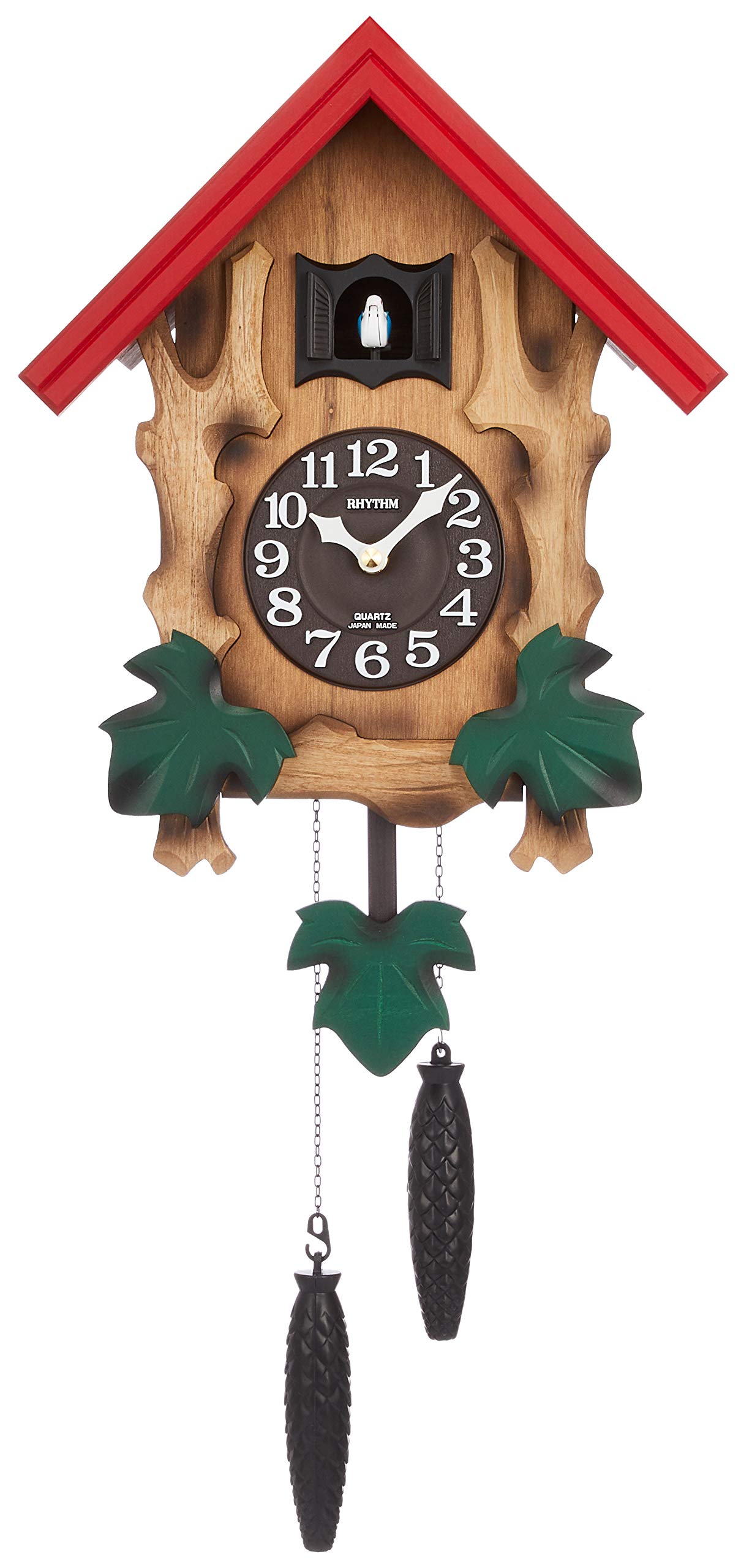 Amazon.co.jp: リズム(RHYTHM) 鳩時計 掛け時計 【 日本製 】 Made in