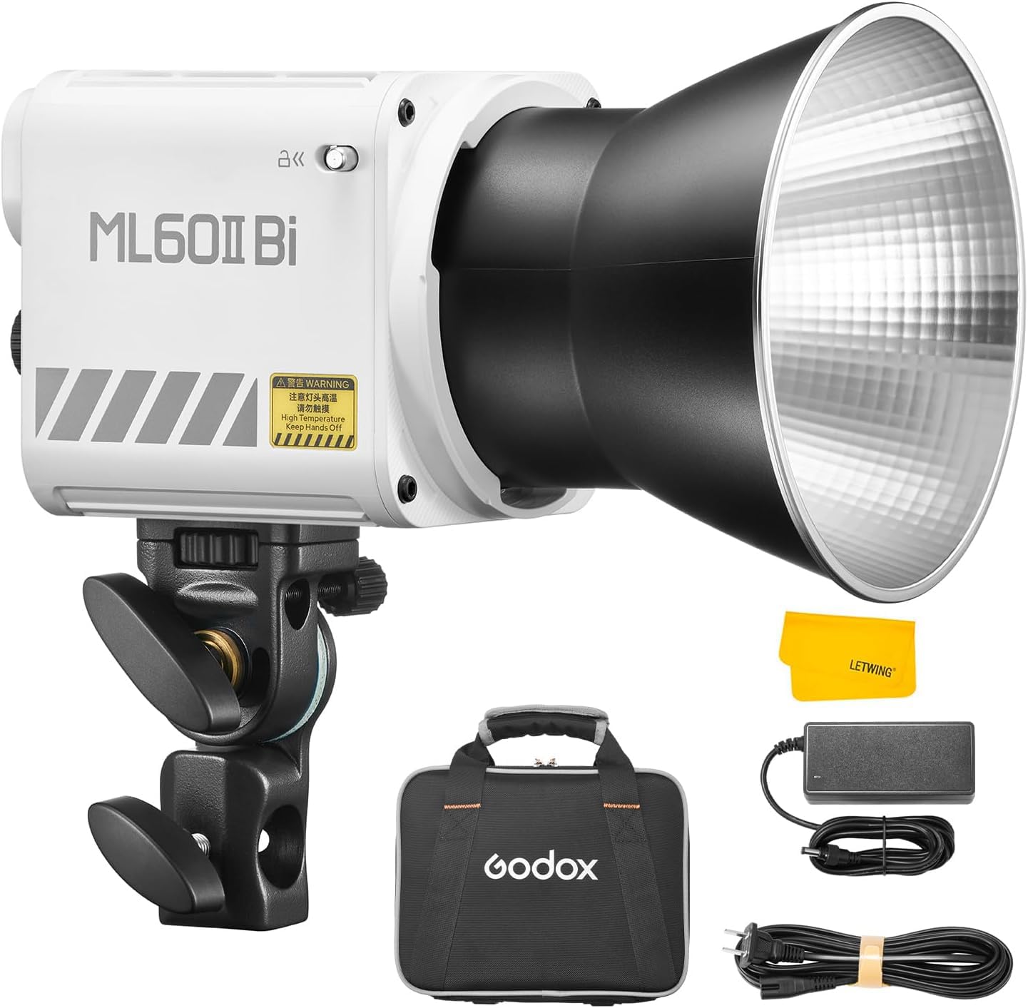 Amazon.com : Godox ML60IIBi 70W Bi-Color COB LED Video Light,2800K