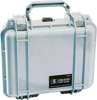 Amazon.co.jp: PELICAN ハードケース 1200 シルバー 4.4L 防水
