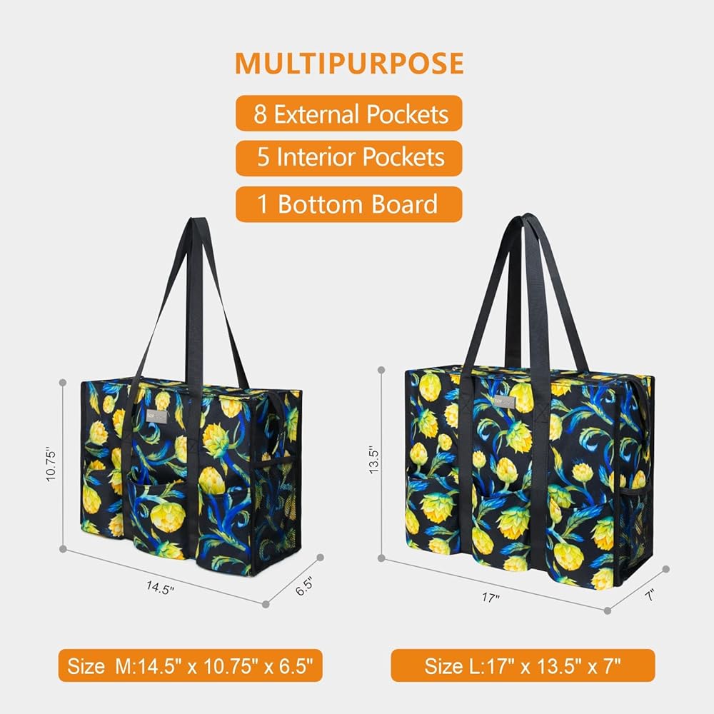 Amazon.com: TOPDesign Utility Water Resistant Tote Bag with 13