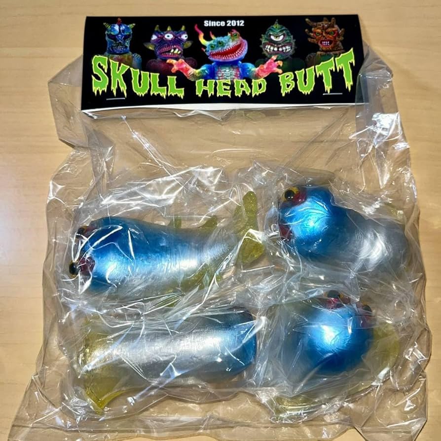 Amazon.co.jp: ヘロラ 4体セット マーミット スカルヘッドバット