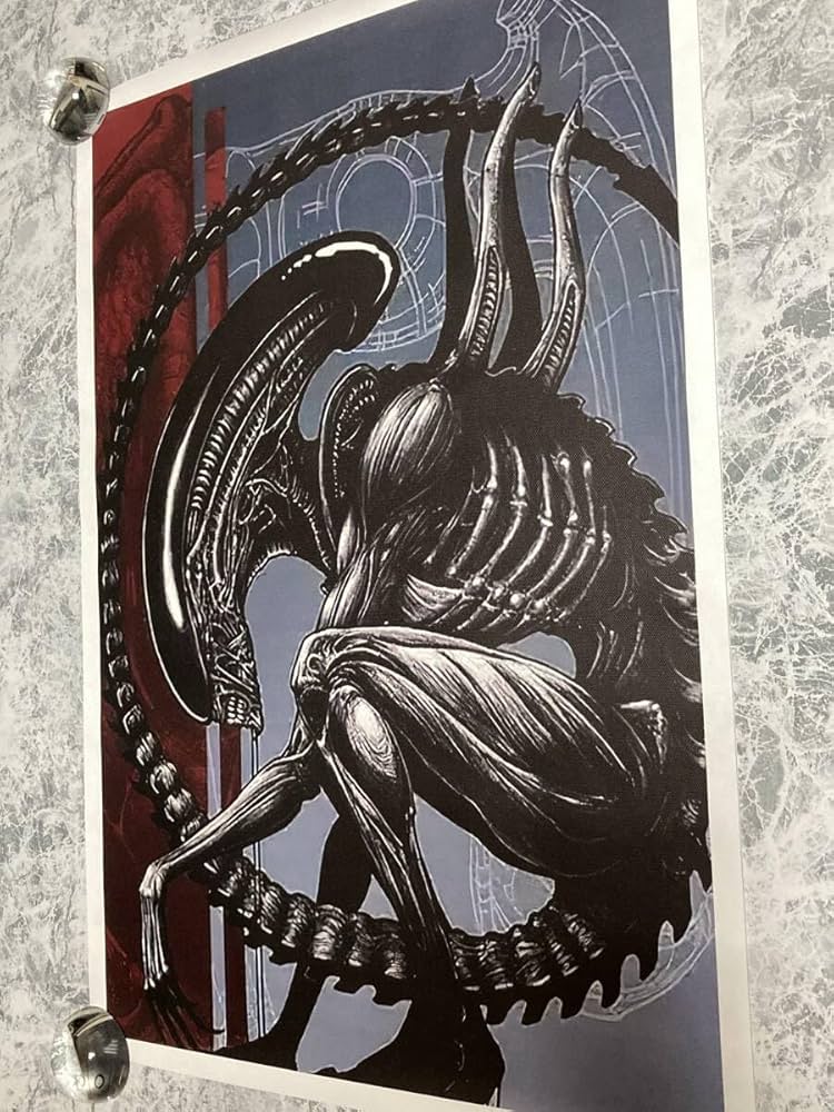 Amazon.co.jp: 「エイリアン/ゼノモーフ H.R.ギーガー 布製 ポスター