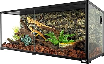 Amazon | 243L 爬虫類ケージ グラステラリウム 透明 飼育ケース 飼育