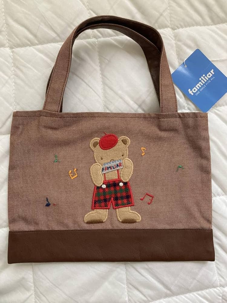 Amazon.co.jp: ファミリア ミニデニムバッグ ブラウン ファミちゃん