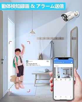 Amazon.co.jp: 【最強翌日配送・4K800万画素録画機・AI人体検知