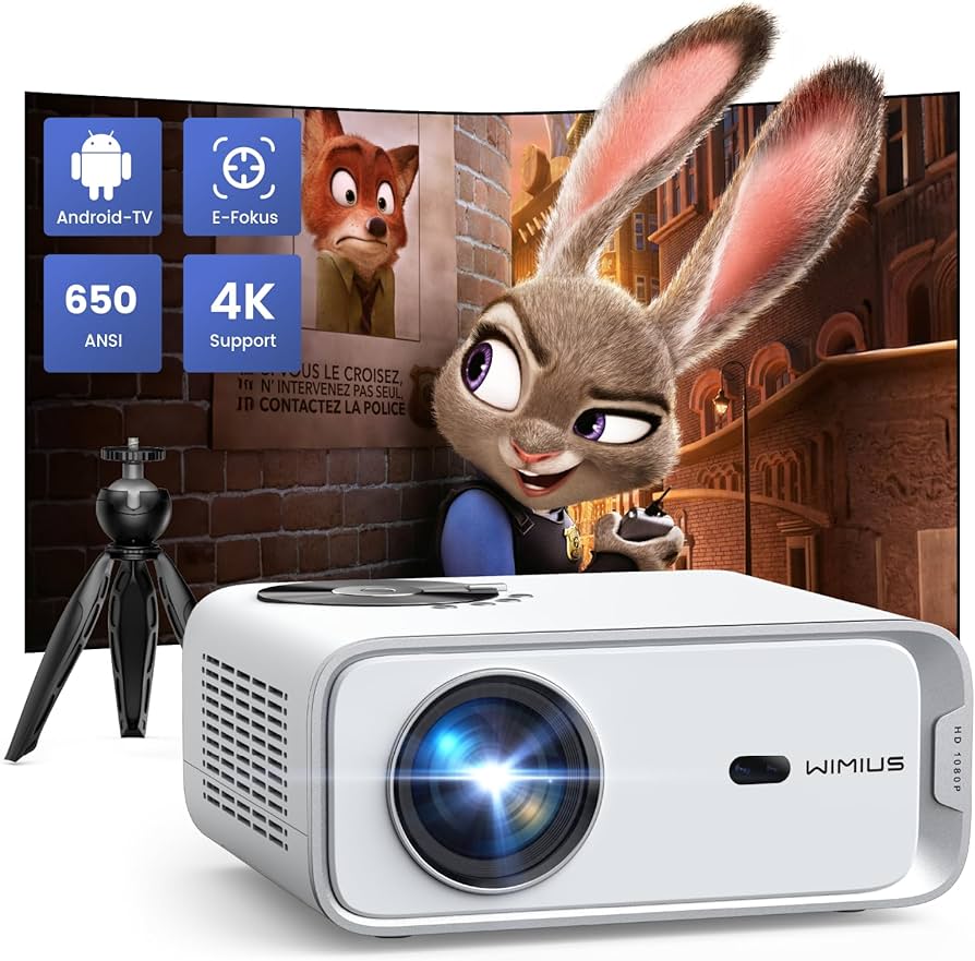 Amazon.com: 【Electric Focus & Android TV】projector 4k with WiFi