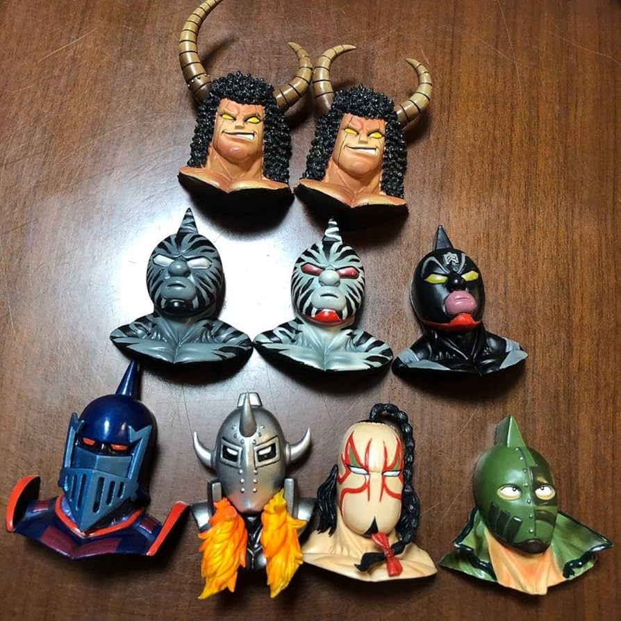 Amazon.co.jp: キン肉マン リアルマスク 磁石 マグネット 9個セット