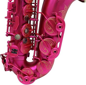 Amazon | ピンク色のアルトサックスプロサックス学生に適したサックス