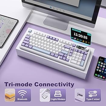 Amazon.com: MIKIBY AJAZZ AK980 Mechanical Keyboard with Smart