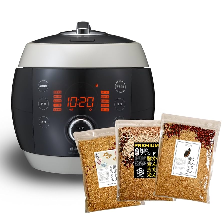 新品パッキン付き】 酵素玄米Labo MM03JP 炊飯器 心と体を整える