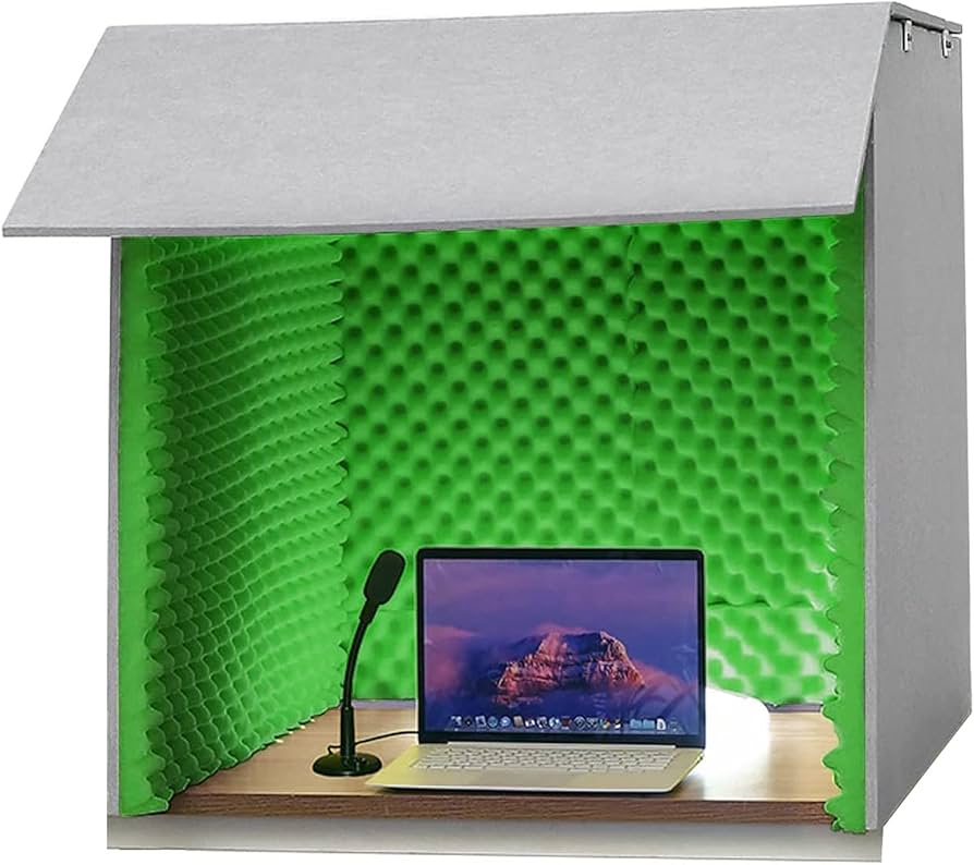 Amazon.co.jp: 簡易防音室 防音ボックス 卓上パーテーション 防音